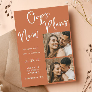 Moderne Änderung der Hochzeitstagung Save The Date