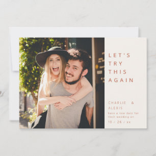 Moderne Änderung des Datums Save The Date