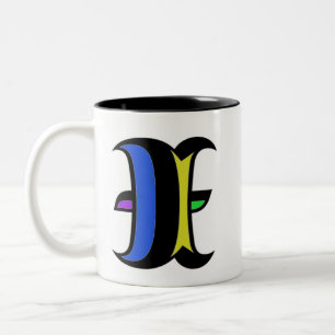 Moderne Anfangsphase I Zweifarbige Tasse