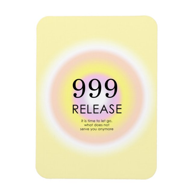 Moderne Angel Numerologie bedeutet 999 Magnet (Vertikal)
