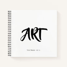 Moderne Angesagte Kunst mit Ihrem Namen Sketchbook