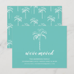 Moderne Ankündigung der Palmenbaumbewegung