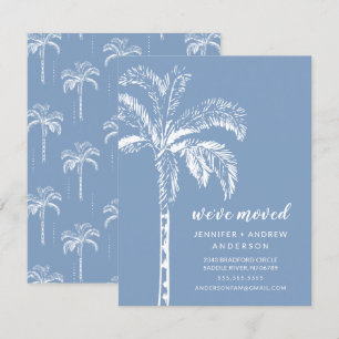 Moderne Ankündigung der Palmenbaumbewegung