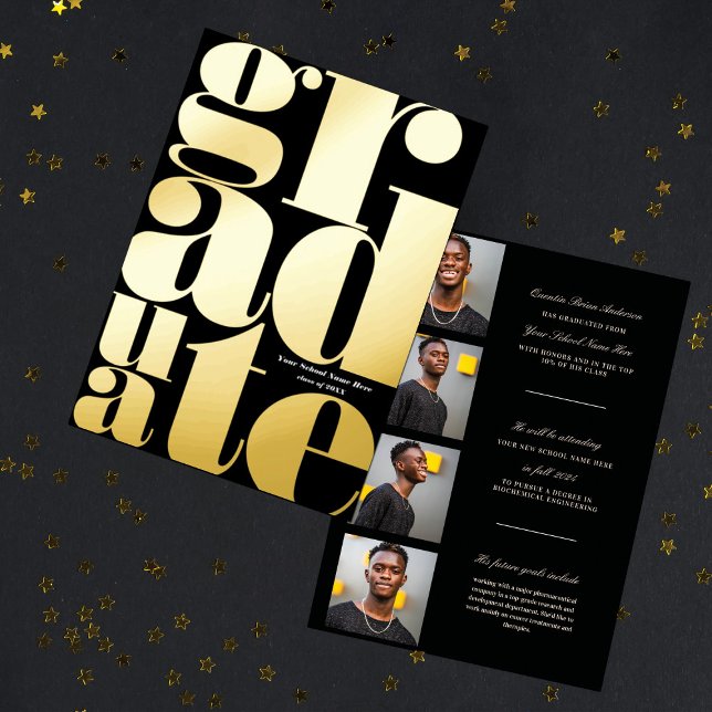 Moderne Ankündigung des Abschlusses der einfachen  (Von Creator hochgeladen)