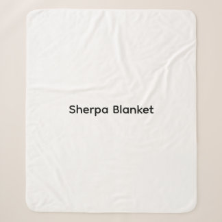 Moderne Anpassung mit Ihrem Foto oder Text Sherpadecke