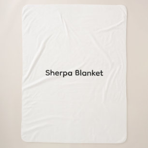 Moderne Anpassung mit Ihrem Foto oder Text Sherpadecke