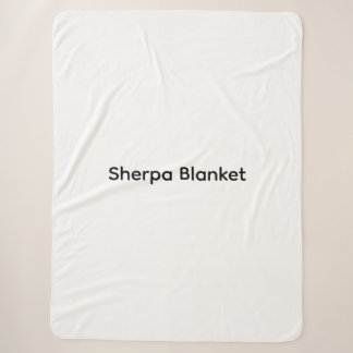 Moderne Anpassung mit Ihrem Foto oder Text Sherpadecke