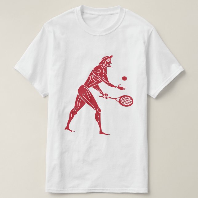 Moderne antike Olympias Tennis T-Shirt (Design vorne)
