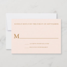 Moderne Antwort-Karte des tropischen Strandes RSVP Karte