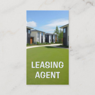 Moderne Apartments Leasing Agent Visitenkarte