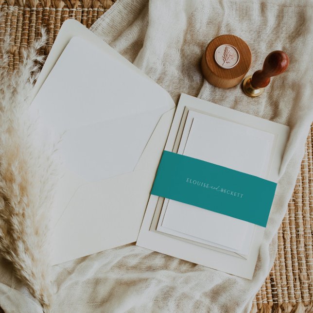 Moderne Aquamarine Typografie - Einladende Band (Von Creator hochgeladen)