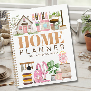 Moderne Aquarell-Cozy-Farmhouse-Haus Planer