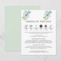 Moderne Aquarell-Eukalyptus-Grün-Hochzeit