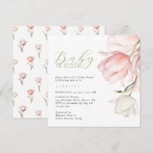 Moderne Aquarell Tulip Kinderdusche