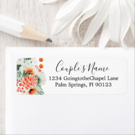 Moderne Aquarell-Wildblumen Trendfarben