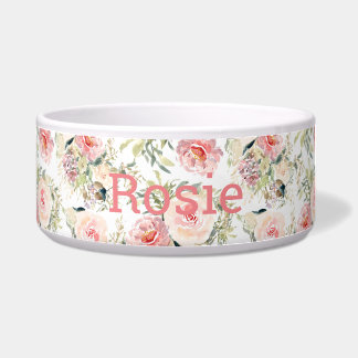 Moderne Aquarellblumen botanisch Napf