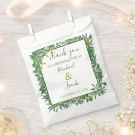 Moderne Aquarellenküche Hochzeit Vielen Dank Geschenktütchen