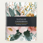 Moderne Aquarellfarben, Blumen und Blätter elegant Planer<br><div class="desc">Moderne Aquarellfarben Blumen und Blattwerk elegantes Design. Auf dem Trend Blumen und Blattwerk Design. Teil einer modernen Sammlung.</div>
