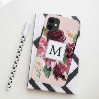 Moderne Aquarellfarben Mit Monogramm