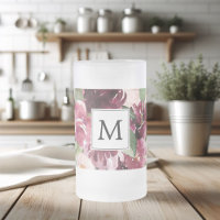 Moderne Aquarellfarben Mit Monogramm