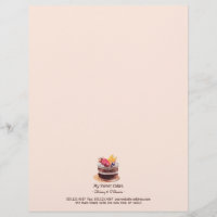 Moderne Aquarellkuchen Patisserie Kuchen Nachtisch
