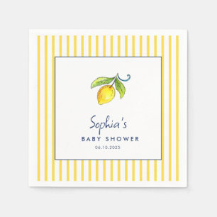 Moderne Aquarelllemonen Kinderdusche Serviette