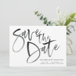 Moderne Aquarellschrift Schrift Hochzeit einfach Save The Date