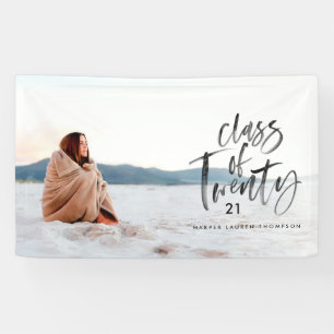 moderne Aquarelltypografie-Foto Banner