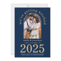 Moderne Arch Foto Navy Gold Hochzeit retten das Da