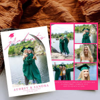Moderne Arch Graduates Double Graduation Party