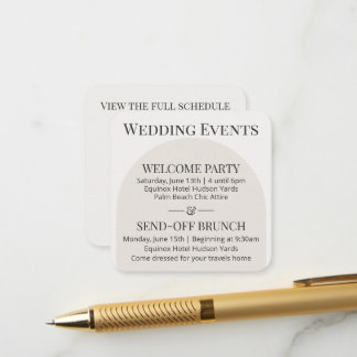 Moderne Arch jüdische Hochzeit Details Karte Vorla