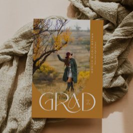 Moderne Arch Minimalistisch Foto Graduation Party Einladung