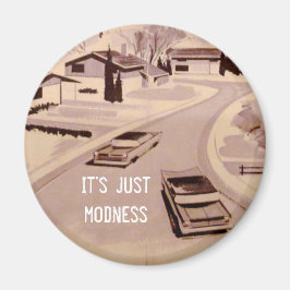 Moderne Architektur des MittelJahrhunderts Magnet