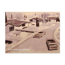Moderne Architektur des Mitteljahrhunderts
