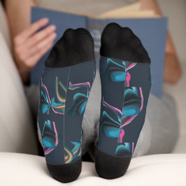 Moderne Art Abstract Design Mixed Media Socken