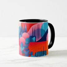 Moderne Art Classic Tasse, 11 oder 15 oz
