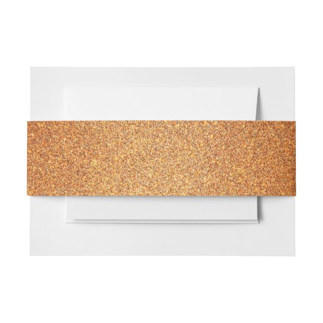 Moderne Art Deco Gatsby Glitzer Wedding Einladungsbanderole (Vorderseite Beispiel)