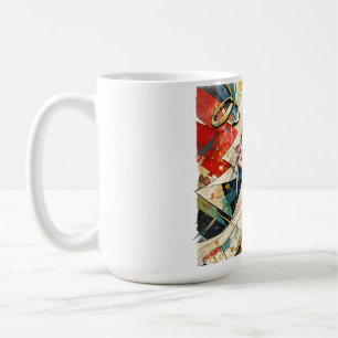 Moderne Art Deco Hochzeitspaar-Illustration Kaffeetasse