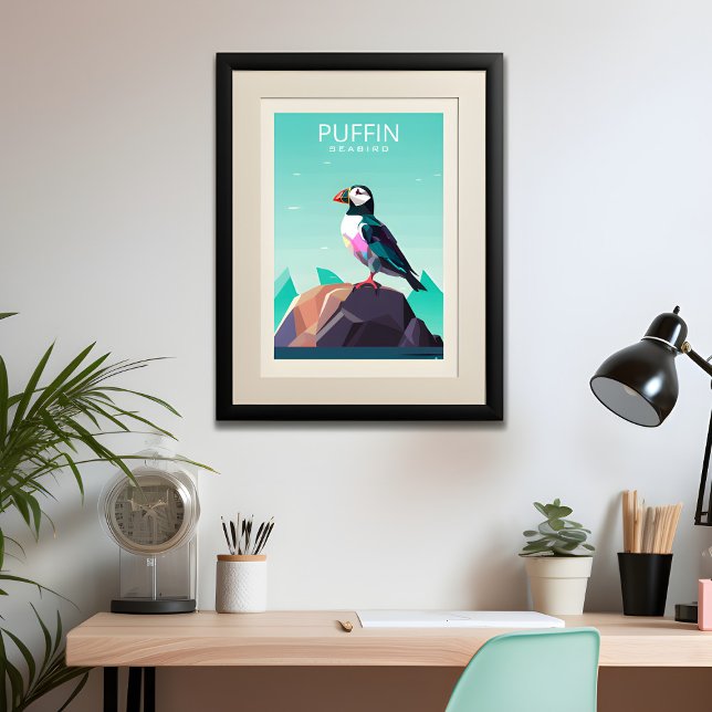 Moderne Art des Puffins Poster (Von Creator hochgeladen)