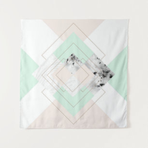 Moderne Art-geometrischer Entwurf Wandteppich