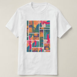 Moderne Art Paint T-Shirt