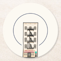 Moderne Artwork Drink Untersetzer New York Archite