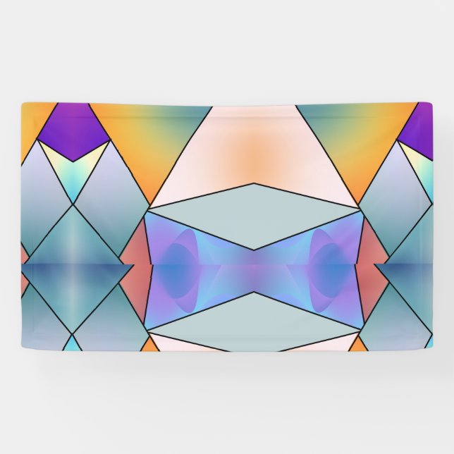 Moderne Asbtract Gradient Tile Banner (Horizontal)