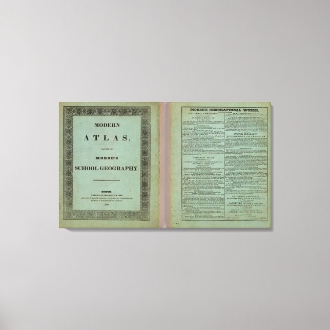 Moderne Atlas Leinwanddruck (Vorderseite)