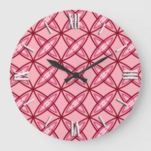 Moderne Atomdrucke Mitte des Jahrhunderts - Ballet Große Wanduhr