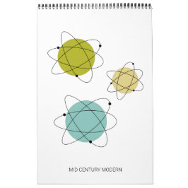 Moderne Atomkunst des Mittelalters Kalender
