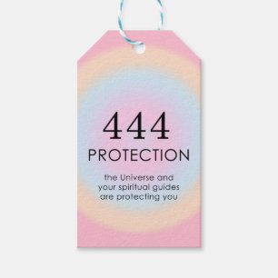 Moderne Aura Angel Numerologie 444 Geschenkanhänger