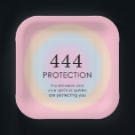 Moderne Aura Angel Numerologie 444 Pappteller<br><div class="desc">Entspannendes spirituelles ombre Design,  mit Engel Nummer 444,  eine Zahl,  die symbolisiert,  dass Sie durch Universum und Ihre spirituellen Führer geschützt sind,  egal,  welche Härte Sie erleiden mögen.</div>