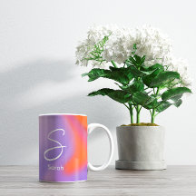 Moderne Aura farbige Gradiententypografie