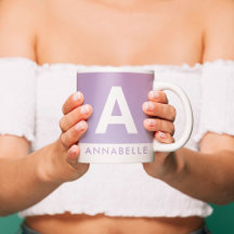 Moderne Aura pinkgelb farbige Typografie